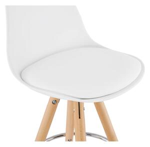 Bílá barová židle Kokoon Anau, výška sedu 64 cm