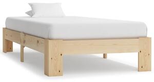 Rám postele masivní borové dřevo 100 x 200 cm