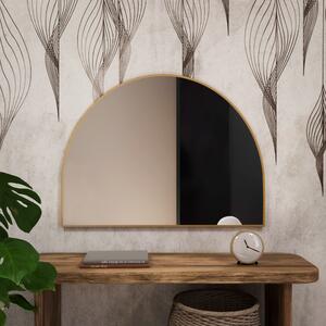 Baltica Design Tiny Border Semi Round zrcadlo 120x80 cm zlatá 5904107924168