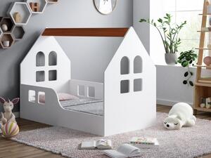 Dětská domečková postel HAPPY HOUSE - Okno 2 - 160x80 cm (12 barev) + matrace ZDARMA