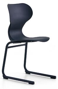 AJ Produkty Židle BRIAN, ližinová podnož, antracitově šedá/černá