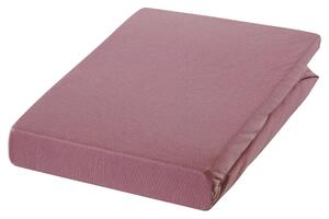 ELASTICKÉ PROSTĚRADLO, žerzej, fialová, 100/220 cm Dieter Knoll - Prostěradla, Online Only