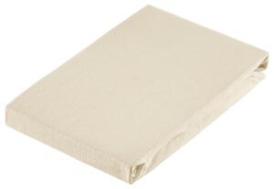 ELASTICKÉ PROSTĚRADLO, žerzej, béžová, 100/220 cm Dieter Knoll - Prostěradla, Online Only