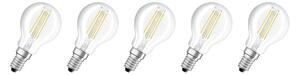 Osram LED žárovka »Base Classic«, 5 kusů (Clp40, E14, 470lm, 2700 K, transparentní) (100409233002)