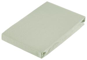 ELASTICKÉ PROSTĚRADLO, žerzej, šalvějově zelená, 100/220 cm Dieter Knoll - Prostěradla, Online Only