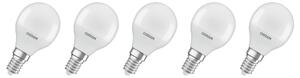 Osram LED žárovka »Led Base Retro«, 5 kusů (Clp40, E14, 470lm, matná) (100409260003)