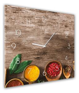 Nástěnné hodiny Styler Glassclock Pepper, 30 x 30 cm