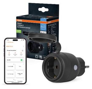 Osram Chytrá venkovní kompaktní zásuvka Wi-Fi Matter černá (100409462)