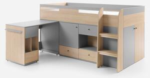 Postel se stolem a komodou ORO 90x200
