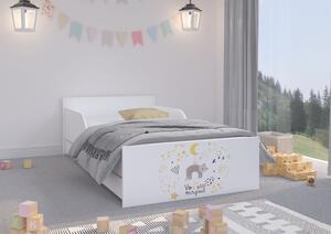 Dětská postel FILIP - KOTĚ VE HVĚZDÁCH 180x90 cm