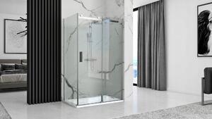 Sprchová vanička Rea GRAND 80x100 cm - imitace kamene - bílá