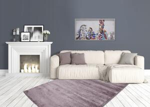 Breno Kusový koberec SOFTTOUCH 700/pastel purple, Fialová, 80 x 150 cm