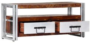 TV stolek 90 x 30 x 40 cm masivní recyklované dřevo