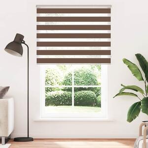 Zebra roleta hnědá 150x200 cm šířka látky 145,9 cm polyester