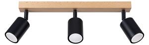 Sollux Lighting Stropní svítidlo VERDO 3L černé