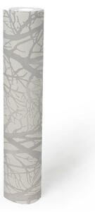 A.S. Création | Vliesová tapeta na zeď Life 30094-1 | 0,53 x 10,05 m | bílá, metalická