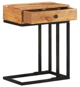 Odkládací stolek ve tvaru U 45x30x61 cm masivní akáciové dřevo