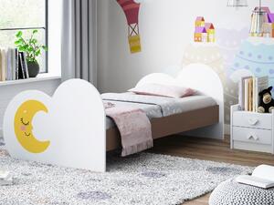 Dětská postel MĚSÍČEK 160x80 cm (11 barev) + matrace ZDARMA