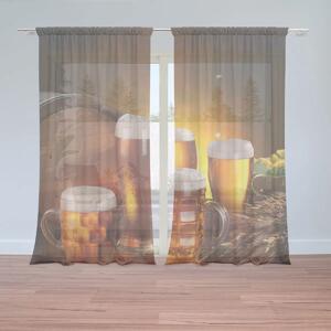 Sablio Záclony Krýgly s pivem: 2ks 150x250cm
