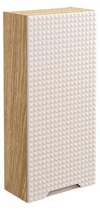 Comad Koupelnová skříňka závěsná horní Luxor Beige 35 béžová/dub olejovaný