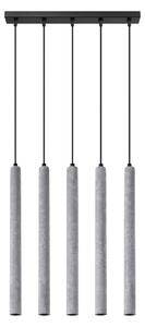 Sollux Lighting Závěsné svítidlo PASTELO 5L betonové
