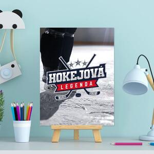 Sablio Dárková cedulka Hokejová legenda: 30x40 cm