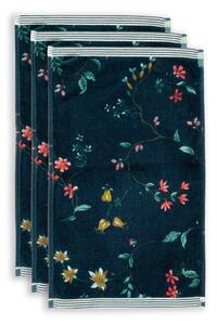 Pip studio ručník Les Fleurs 30x50, modrý