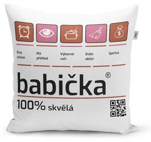 Sablio Polštář Babička: 40x40 cm