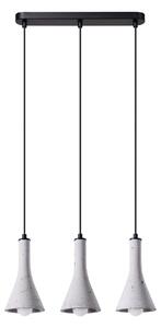 Sollux Lighting Závěsné svítidlo REA 3L beton