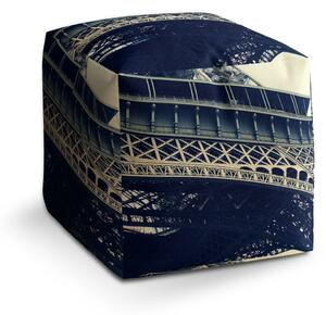 Sablio Taburet Cube Eiffel Tower - 40x40x40 cm