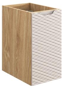 Comad Doplňková koupelnová skříňka nízká Ocean Beige 30 béžová/dub olejovaný