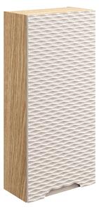 Comad Koupelnová skříňka závěsná horní Ocean Beige 35 béžová/dub olejovaný