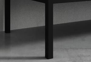 Šatní skříň RATINA, 185x200x60, dub artisan/černá mat