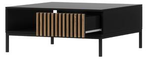 Konferenční stolek MEORATI, 80x35x80, dub artisan/černá mat