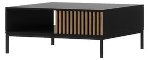 Konferenční stolek MEORATI, 80x35x80, dub artisan/černá mat