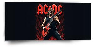 Sablio Obraz ACDC Kytarista - 110x50 cm