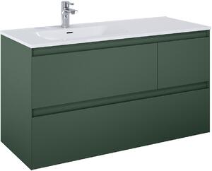 Elita Split skříňka 120x45.8x63.5 cm závěsná pod umyvadlo zelená 169021