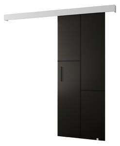 Posuvné dveře 90 cm Sharlene VII (černá matná + bílá matná + černá). 1043907