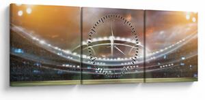 Obraz - Stadion (s hodinami) (90x30 cm)