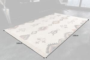 Koberec ETHNIC 230x160 CM béžový Textil | Kusové koberce | Obdelníkové