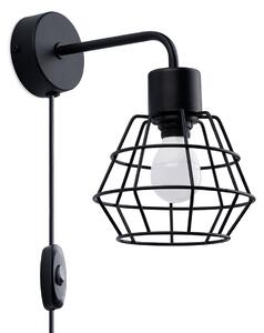 Sollux Lighting Nástěnné svítidlo SUBA černé