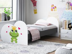 Dětská postel ŽABKA 160x80 cm (11 barev) + matrace ZDARMA