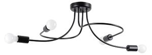 Sollux Lighting Lustr LEVAR 4 černý