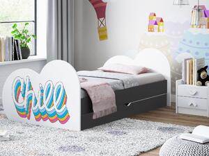 Dětská postel CHILL 200x90 cm, se šuplíkem (11 barev) + matrace ZDARMA