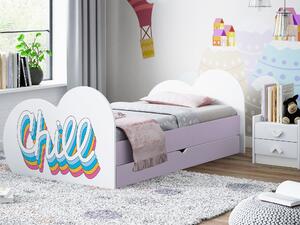 Dětská postel CHILL 200x90 cm, se šuplíkem (11 barev) + matrace ZDARMA