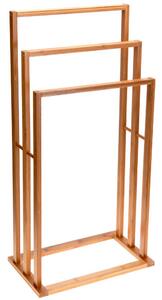 Koupelnový věšák na ručníky BAMBOO, 3 ramenný