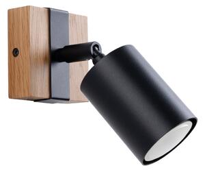Sollux Lighting Nástěnné svítidlo FAGER 1 černé