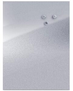 Magnetická deska pro poznámky INOX + 3 magnety, 60x80 cm, ZELLER