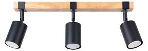 Sollux Lighting Stropní svítidlo FAGER 3 černé