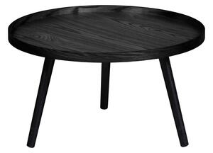 Černý konferenční stolek WOOOD Mesa, Ø 60 cm